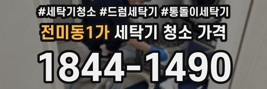 전미동1가 세탁기 청소 가격