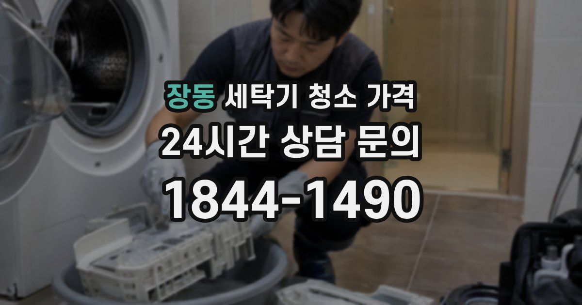 장동 세탁기 청소 가격