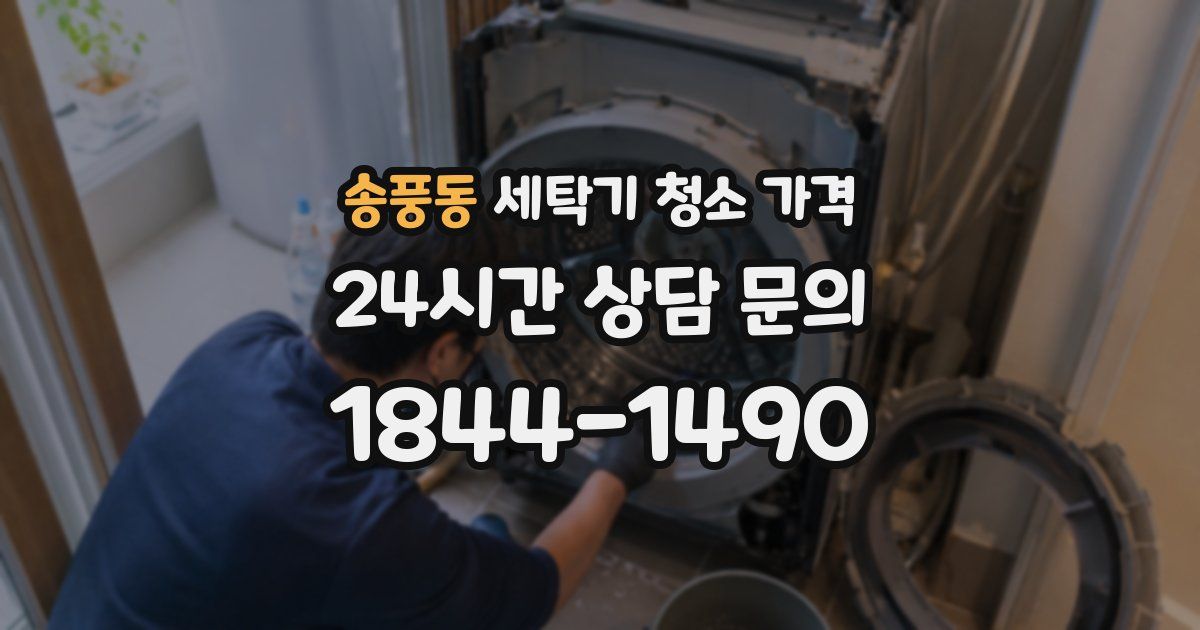 송풍동 세탁기 청소 가격