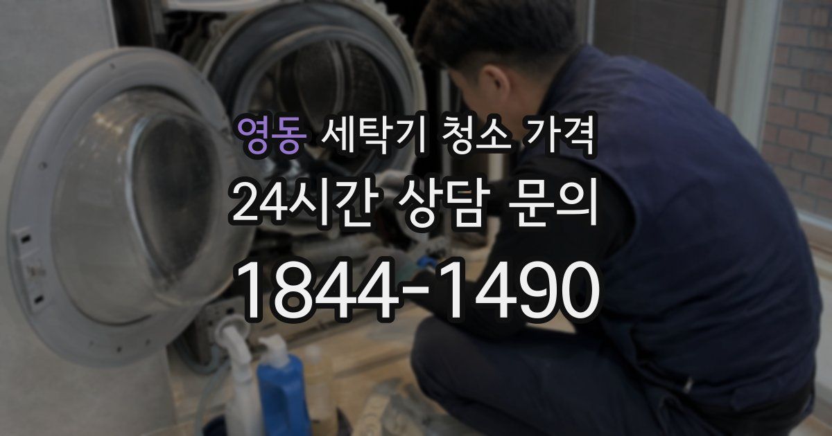 영동 세탁기 청소 가격
