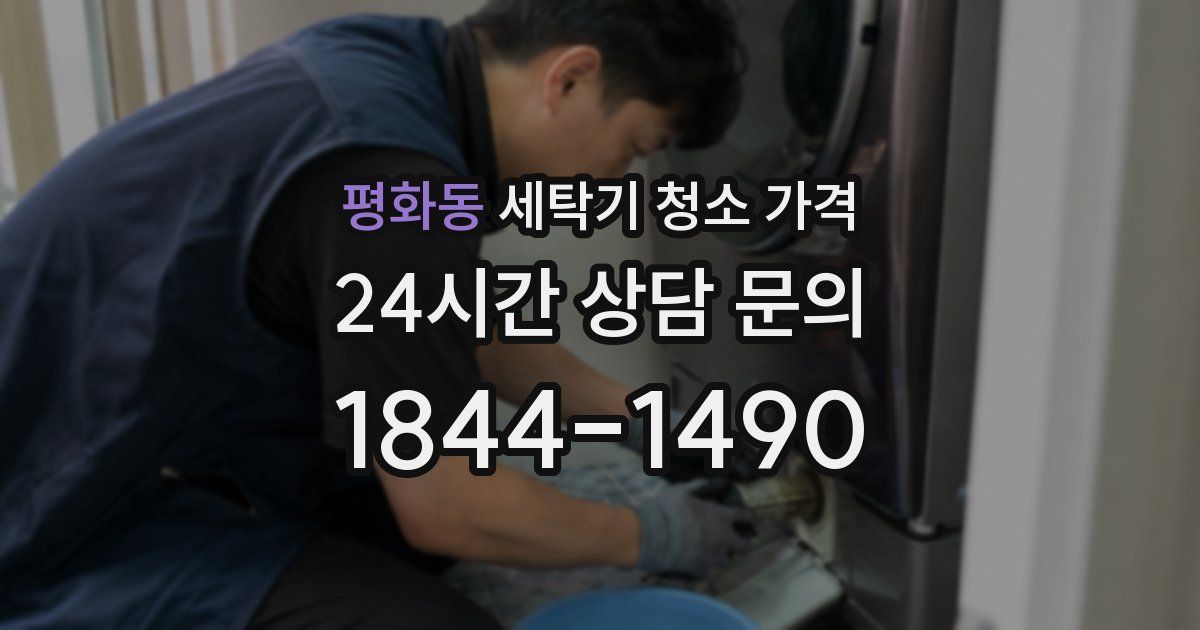 평화동 세탁기 청소 가격