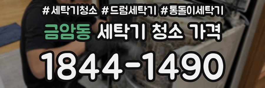 금암동 세탁기 청소 가격