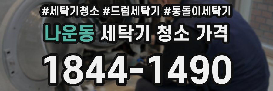나운동 세탁기 청소 가격