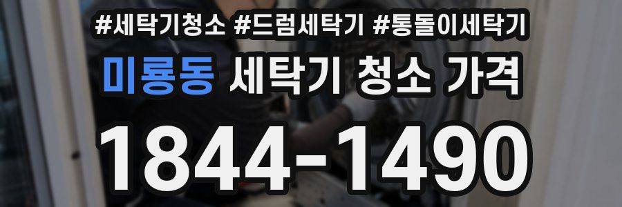 미룡동 세탁기 청소 가격