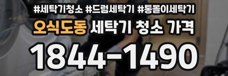 오식도동 세탁기 청소 가격