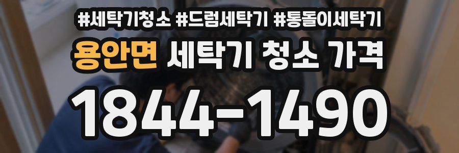 용안면 세탁기 청소 가격