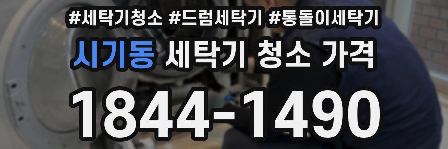 시기동 세탁기 청소 가격