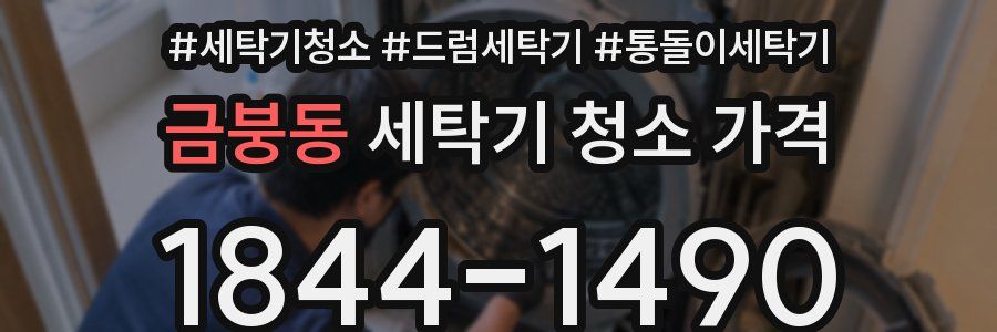 금붕동 세탁기 청소 가격