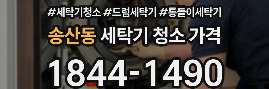 송산동 세탁기 청소 가격