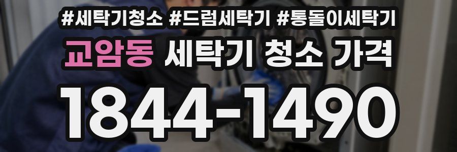 교암동 세탁기 청소 가격