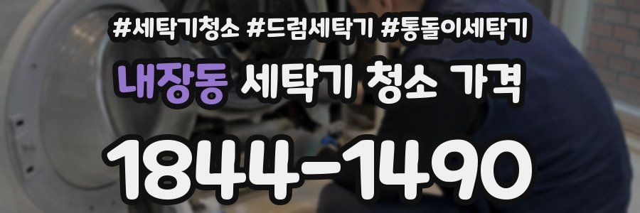 내장동 세탁기 청소 가격