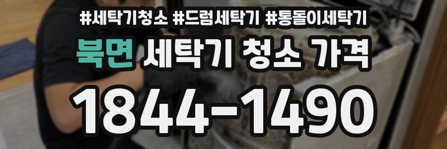 북면 세탁기 청소 가격