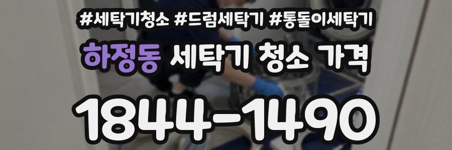 하정동 세탁기 청소 가격