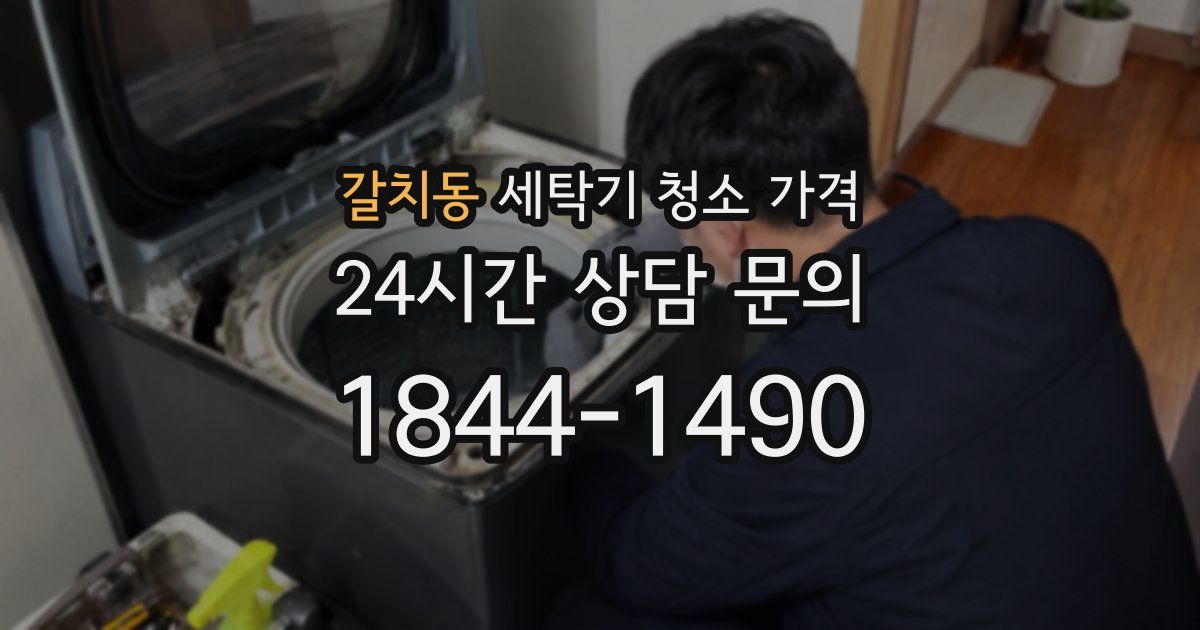 갈치동 세탁기 청소 가격