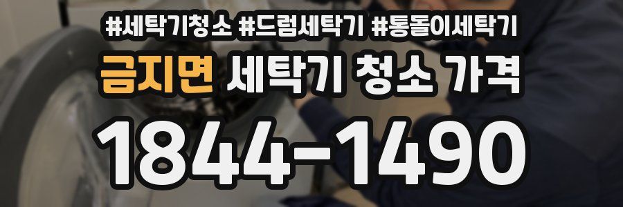 금지면 세탁기 청소 가격