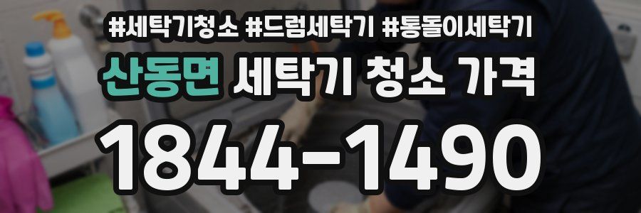 산동면 세탁기 청소 가격