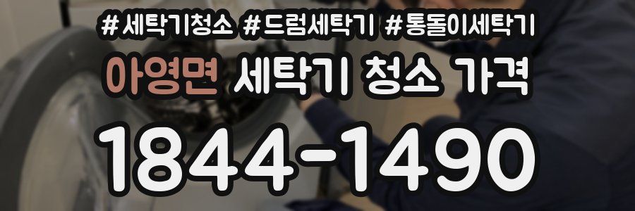 아영면 세탁기 청소 가격