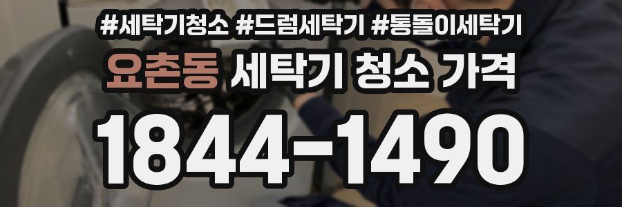 요촌동 세탁기 청소 가격