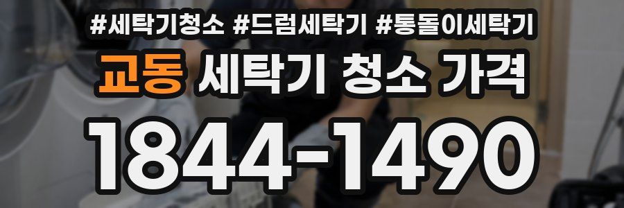 교동 세탁기 청소 가격