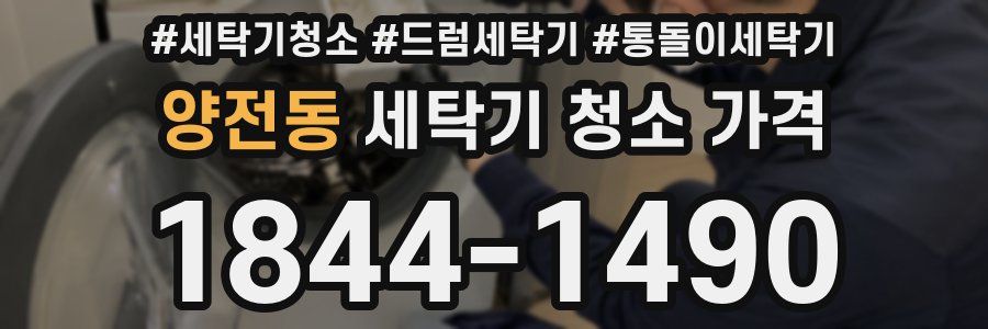 양전동 세탁기 청소 가격