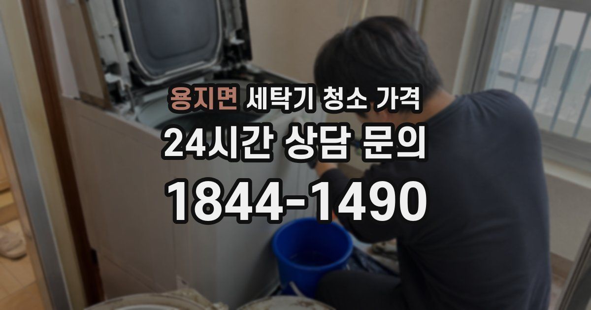 용지면 세탁기 청소 가격
