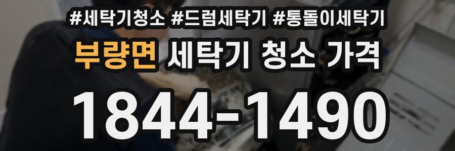부량면 세탁기 청소 가격