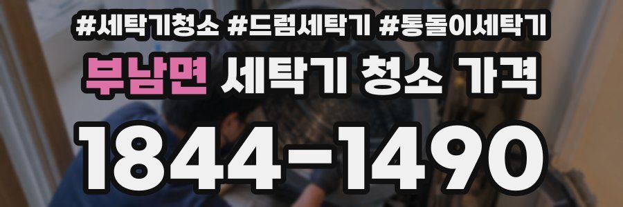 부남면 세탁기 청소 가격