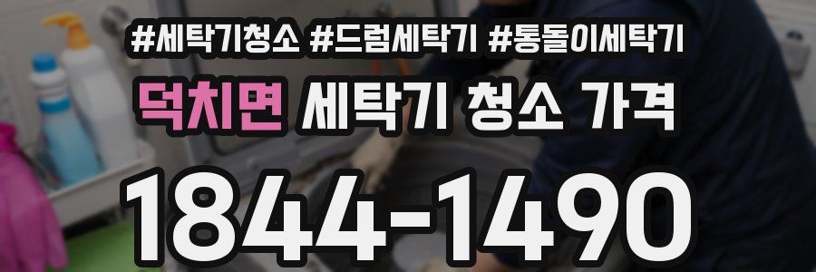 덕치면 세탁기 청소 가격