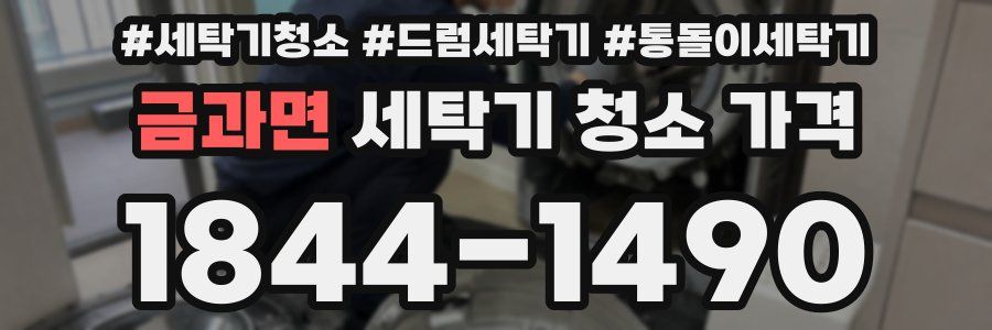 금과면 세탁기 청소 가격