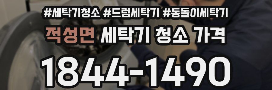 적성면 세탁기 청소 가격
