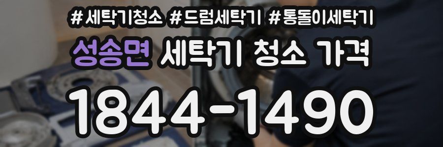 성송면 세탁기 청소 가격