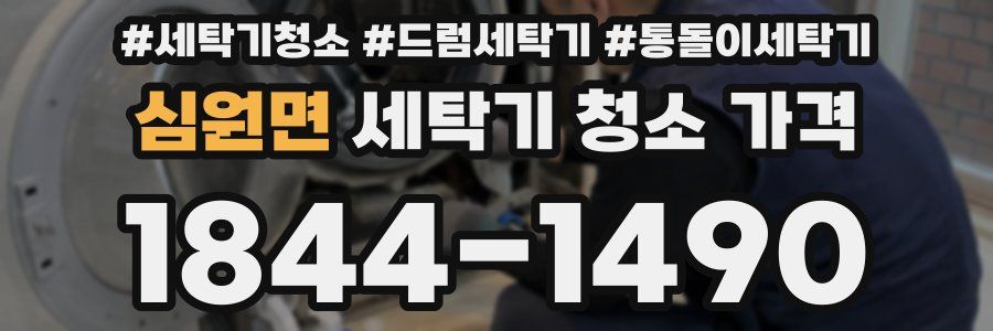 심원면 세탁기 청소 가격