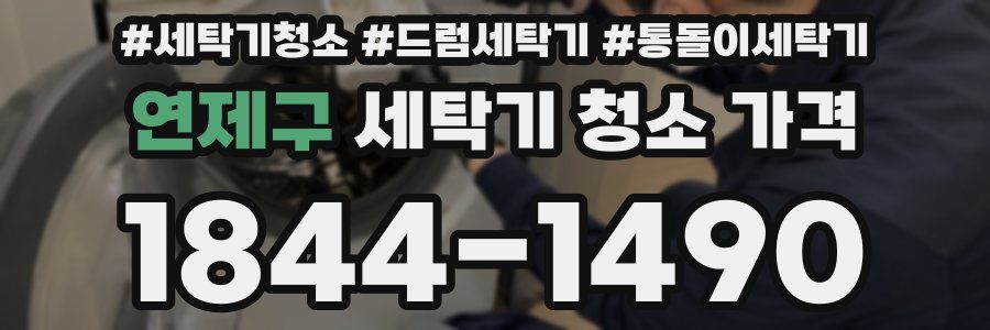 연제구 세탁기 청소 가격