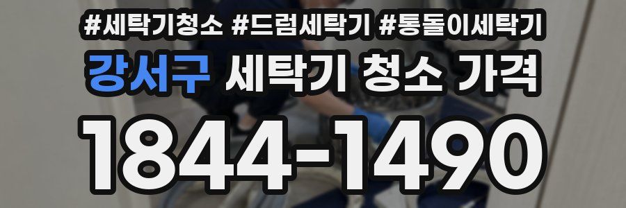 강서구 세탁기 청소 가격
