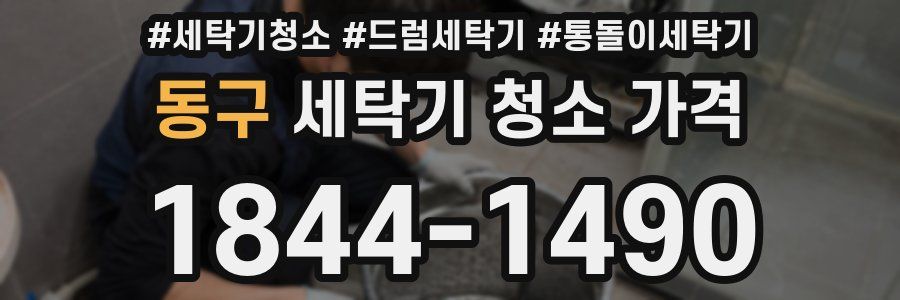 동구 세탁기 청소 가격