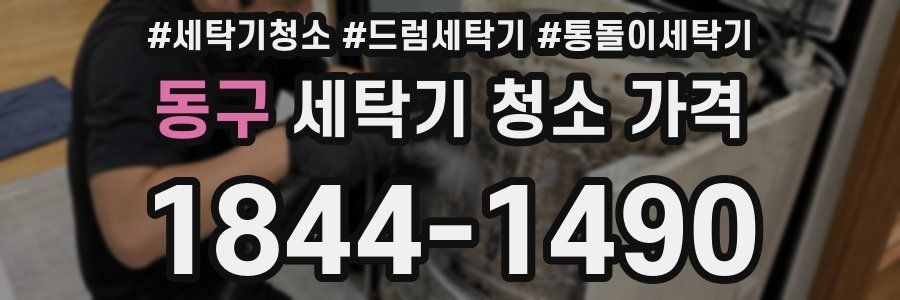 동구 세탁기 청소 가격