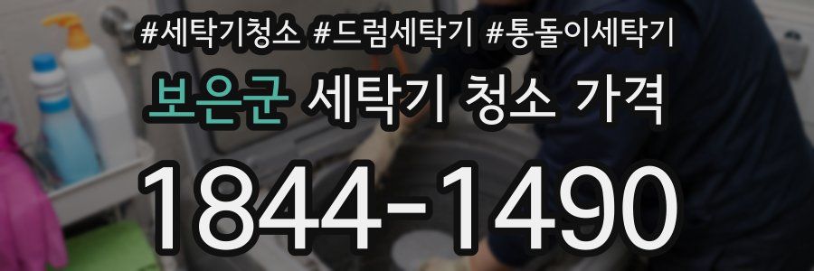 보은군 세탁기 청소 가격