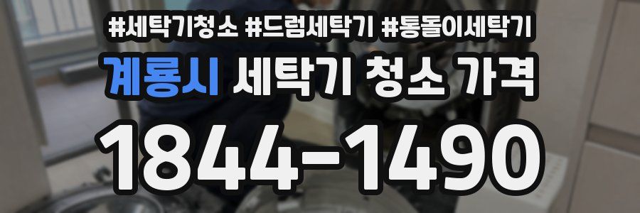 계룡시 세탁기 청소 가격