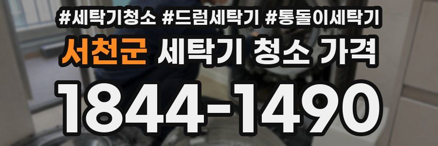 서천군 세탁기 청소 가격