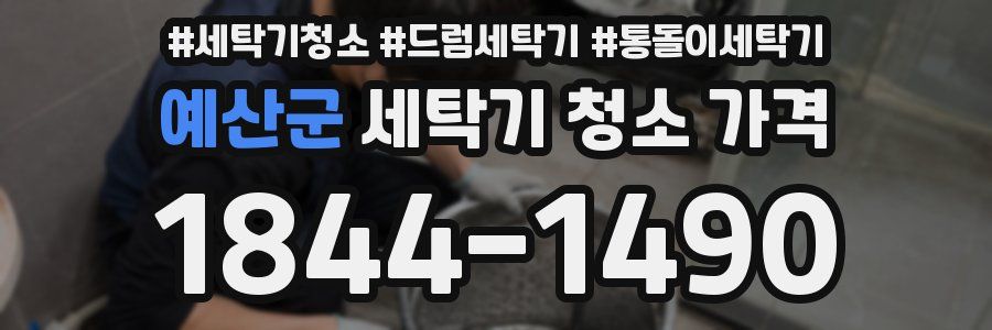 예산군 세탁기 청소 가격