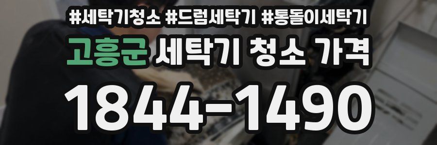 고흥군 세탁기 청소 가격