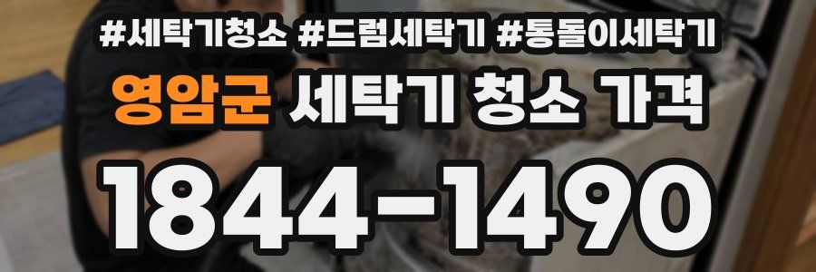 영암군 세탁기 청소 가격