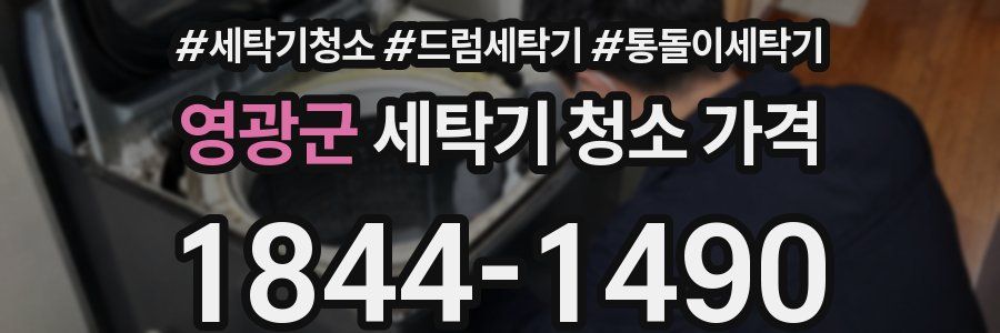 영광군 세탁기 청소 가격