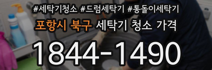 포항시 북구 세탁기 청소 가격