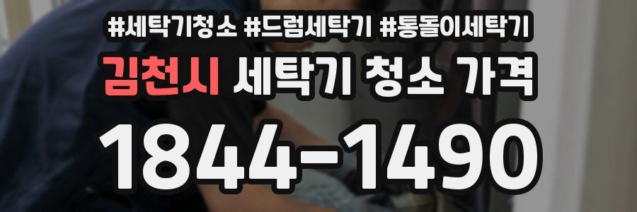 김천시 세탁기 청소 가격