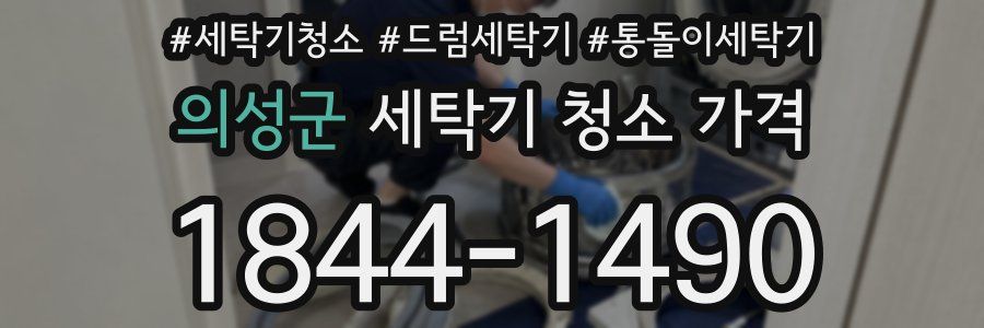 의성군 세탁기 청소 가격