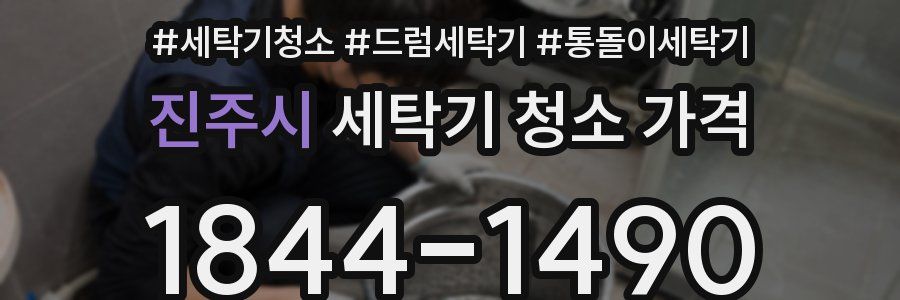 진주시 세탁기 청소 가격