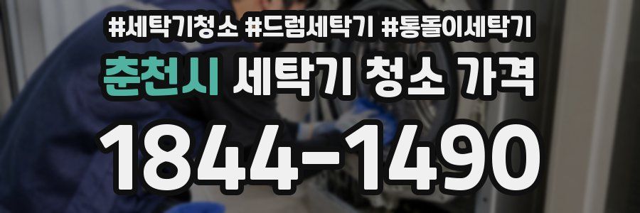 춘천시 세탁기 청소 가격