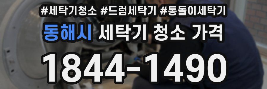 동해시 세탁기 청소 가격