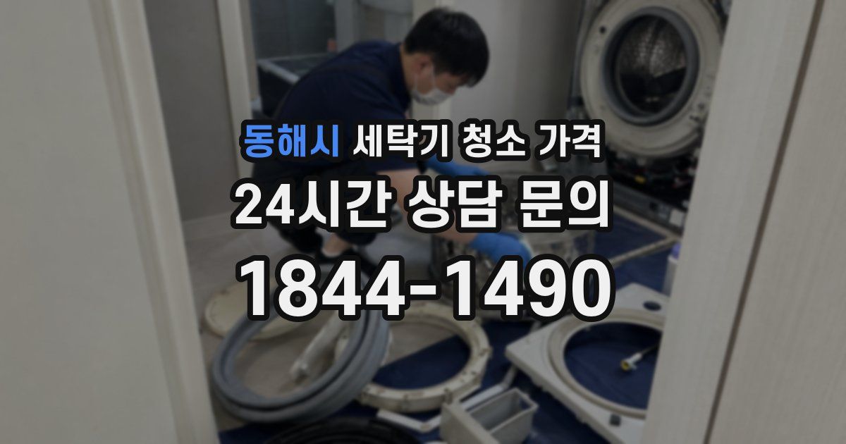 동해시 세탁기 청소 가격